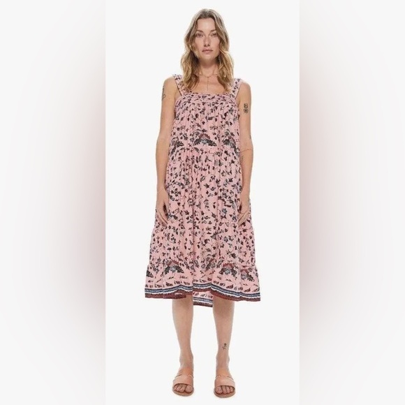 Natalie Martin Dresses & Skirts - ‼️RARE‼️🎸Natalie Martin🎸🔥NWT🔥Jasmine Dress - Lotus Print in Champagne Pink— S